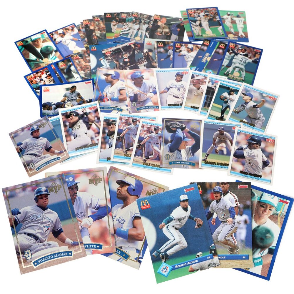 DonRuss Toronto Blue Jay MLB Baseball Cards 92/93 McDonalds Great Moments & MVP